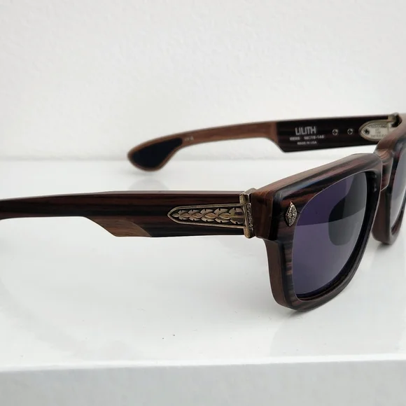 Chrome Hearts Black and Brown Sunglasses - Picture 11 of 12
